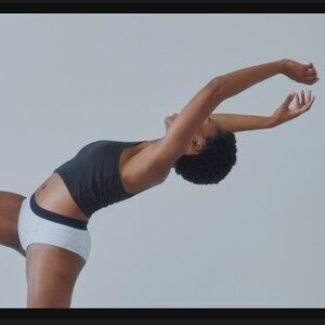 NEW✅ 3 ORGANIC COTTON Thinx for All Period SUPER BRIEF size SMALL, BLACK